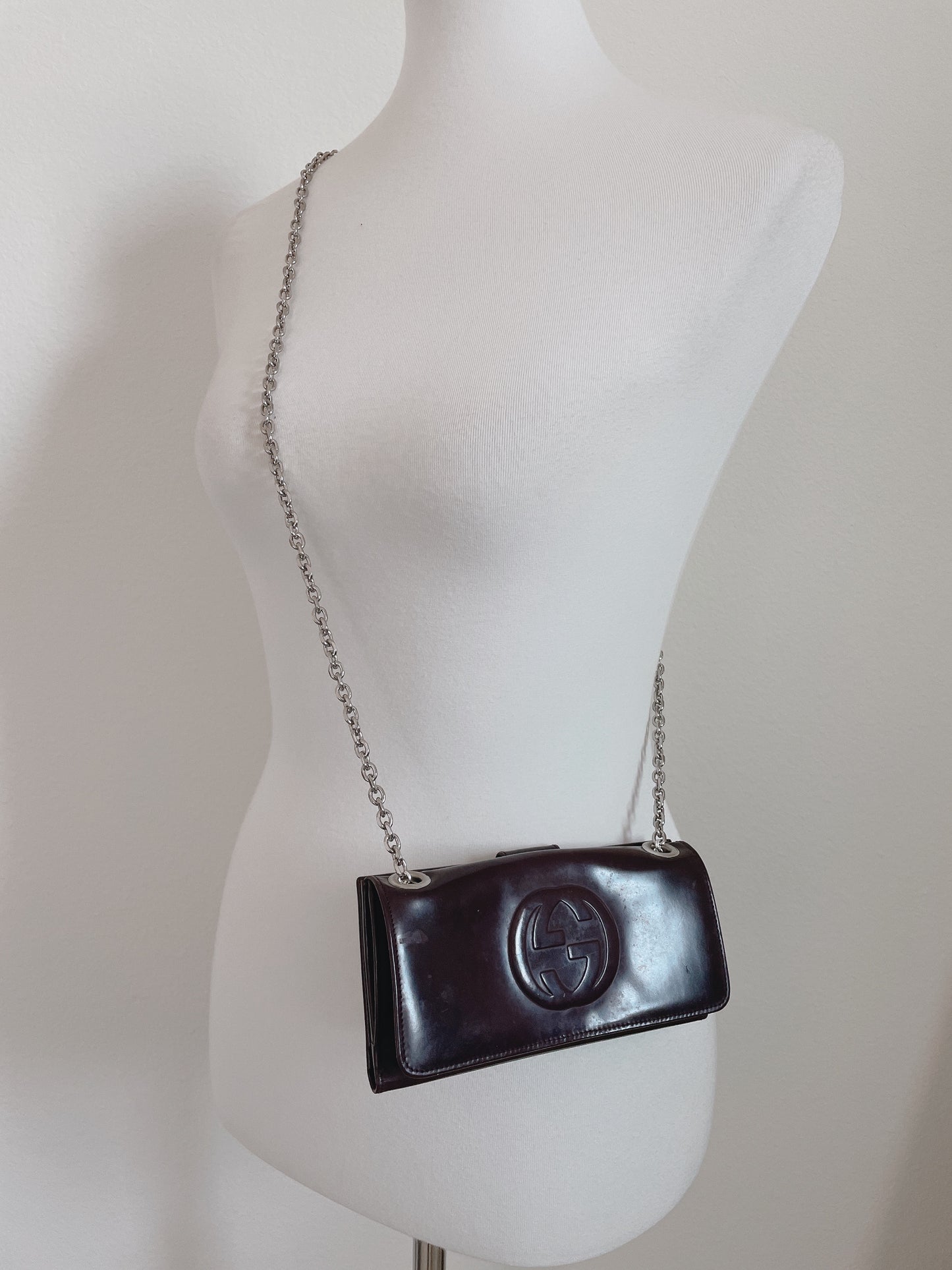 Pre-loved Gucci Leather Crossbody