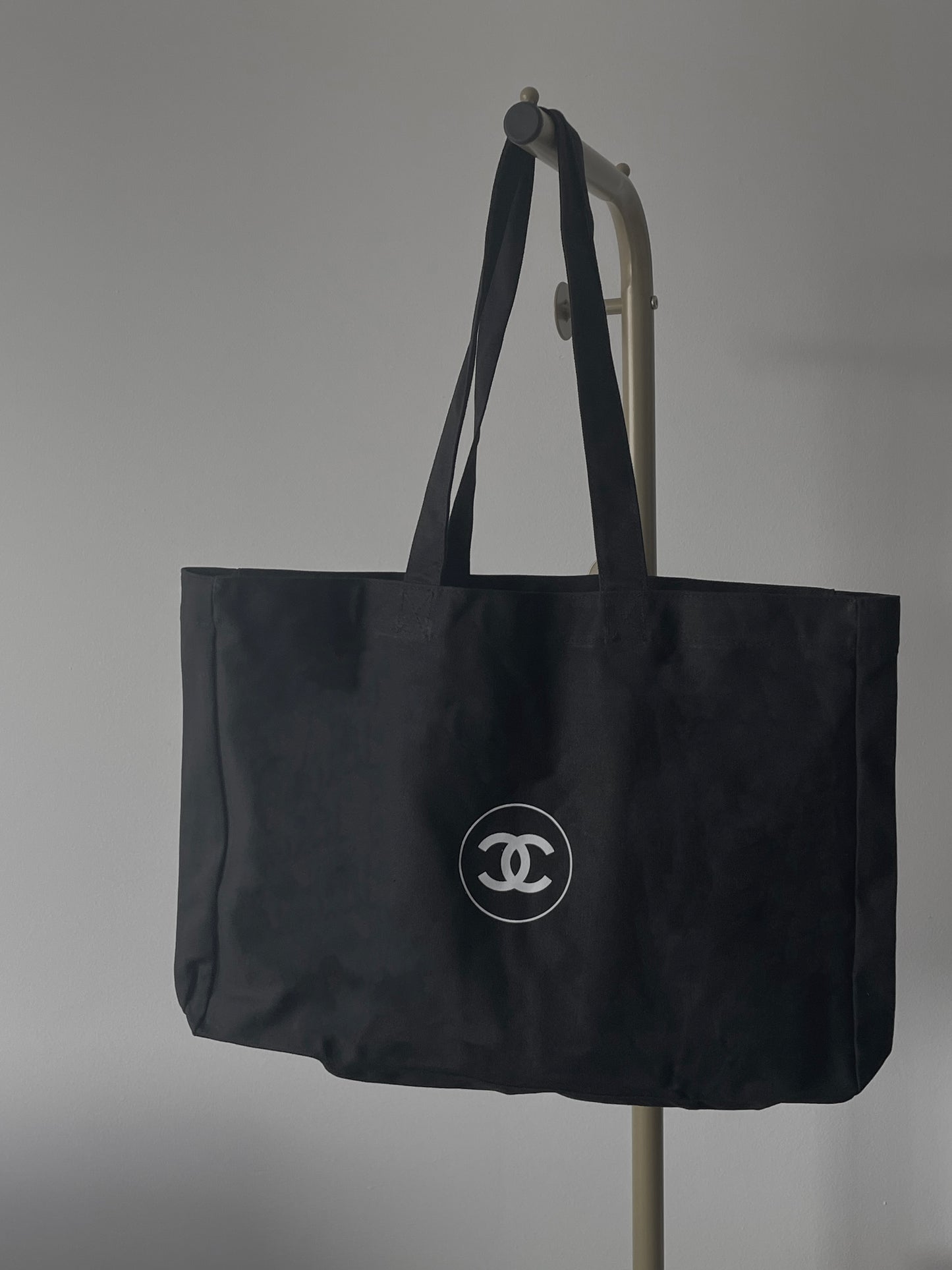 Chanel VIP Gift Canvas Tote Bag No1 Black Tote Bag Shopping Bag