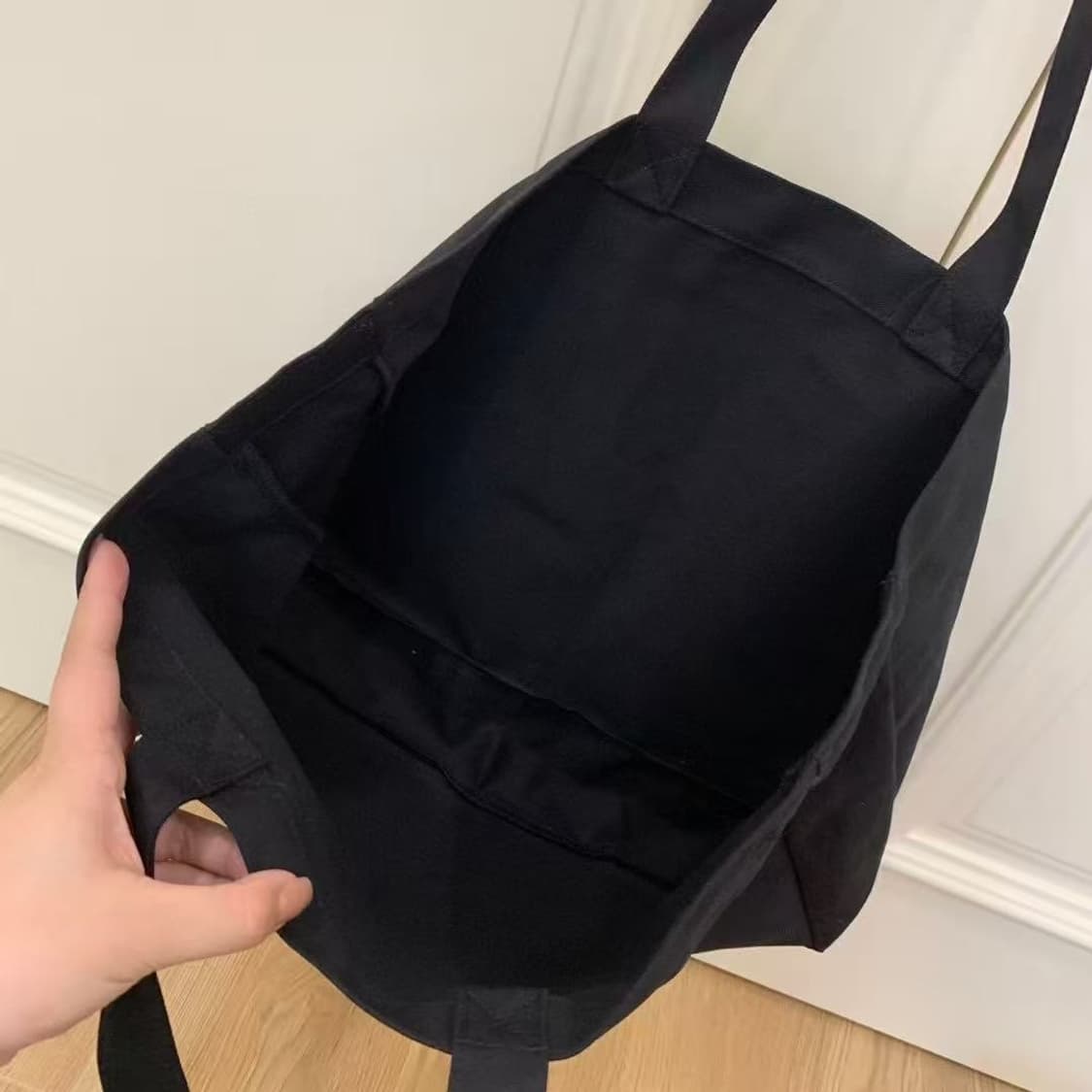Chanel VIP Gift Canvas Tote Bag No1 Black Tote Bag Shopping Bag