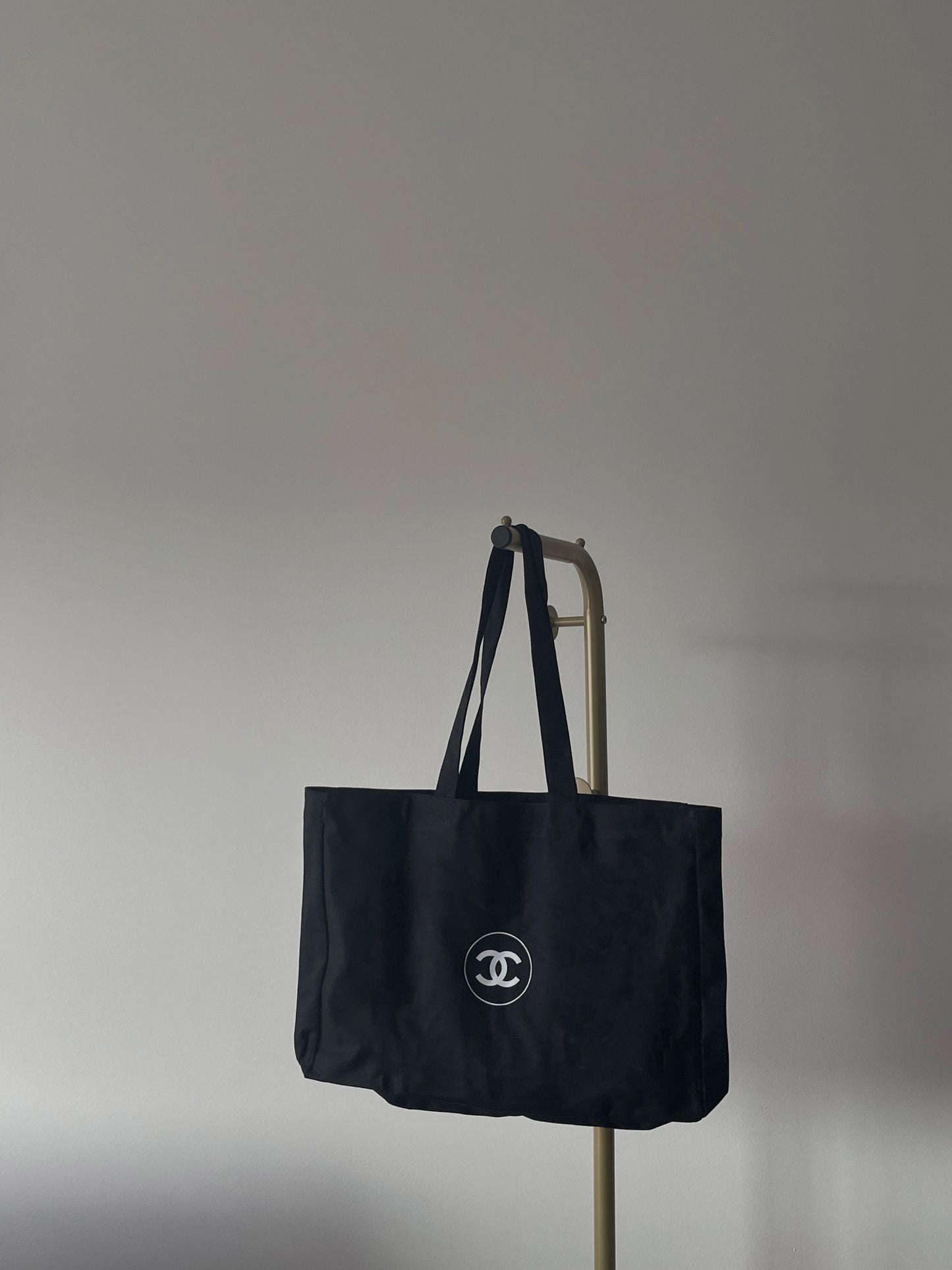 Chanel VIP Gift Canvas Tote Bag No1 Black Tote Bag Shopping Bag