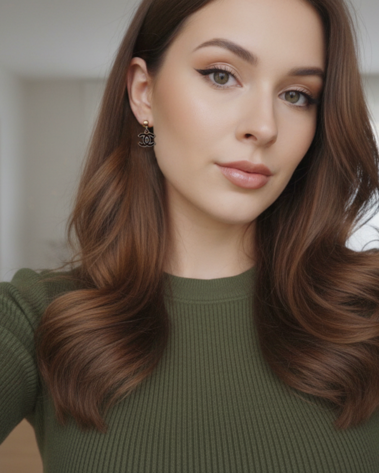 Repurposed Authentic Designer Zipper Pull Gold Plated Drop Earrings