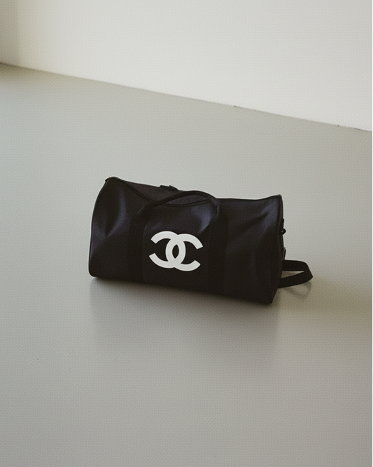CHANEL Novelty VIP Boston Duffle Bag – Waterproof Black Travel & Sports Bag