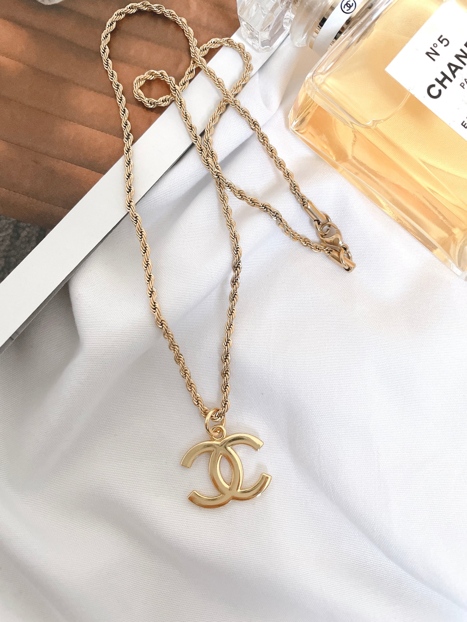 Repurposed Authentic Designer Zipper Pull Gold Plated Necklace –  BloomingJ.Studio