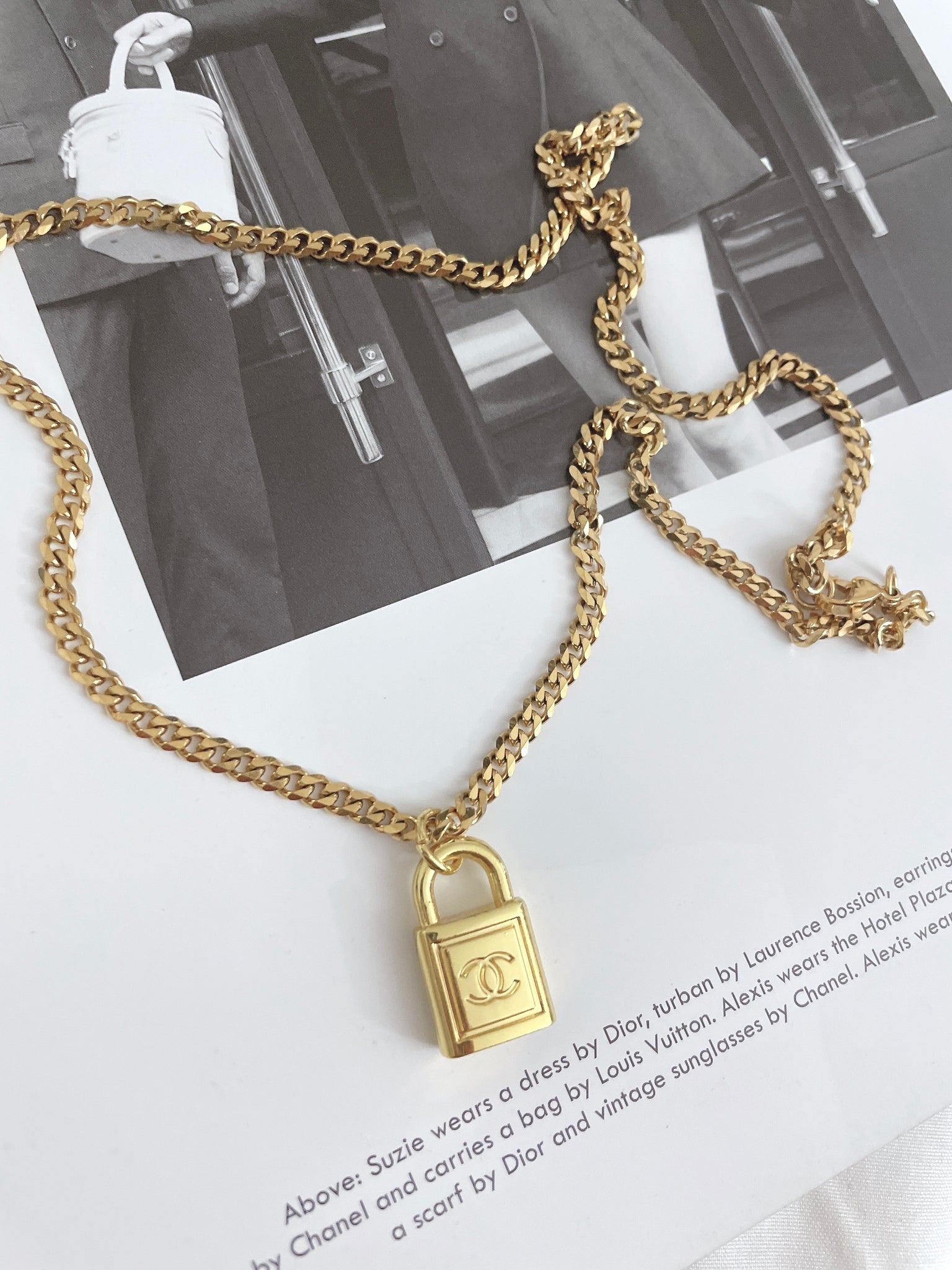Repurposed Louis Vuitton Zipper Pull Necklace
